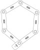 Κλειδαριά ABUS 5700/80 UGRIP BORDO