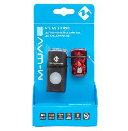 Σετ φώτα M-WAVE ATLAS 20 USB (221092)