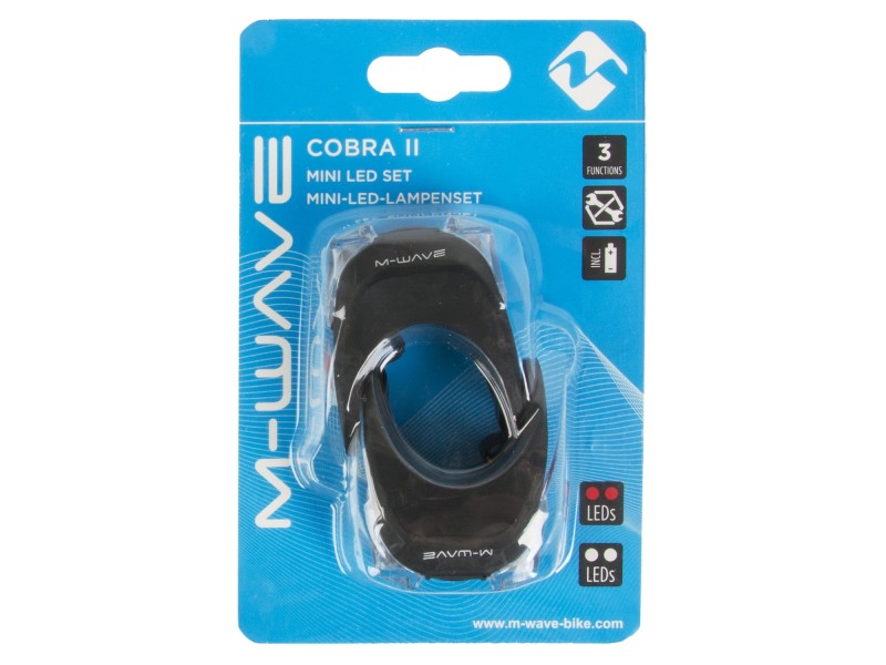 Σετ φωτάκια σιλικόνης M-Wave Cobra II
