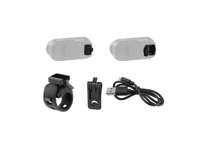 Φως πίσω Force Pill με USB 12LM