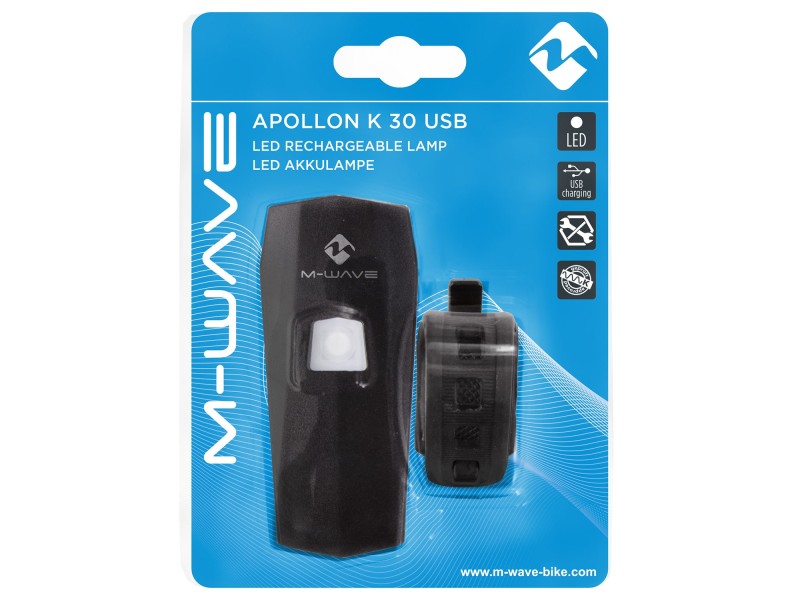 Φως εμπρός M Wave Apollon K30 USB (220404) Φως εμπρός M Wave Apollon K30 USB (220404)