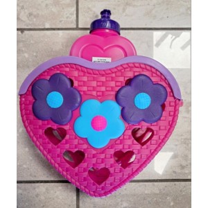 Καλάθι εμπρόσθιο καρδιά με παγούρι