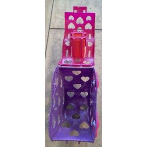 Καλάθι εμπρόσθιο καρδιά με παγούρι